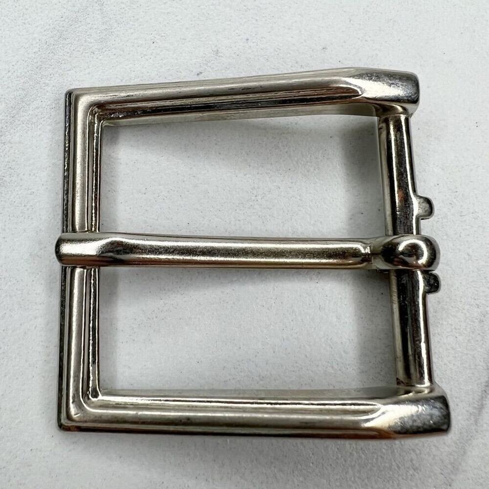 Silver Tone Simple Basic Belt Buckle